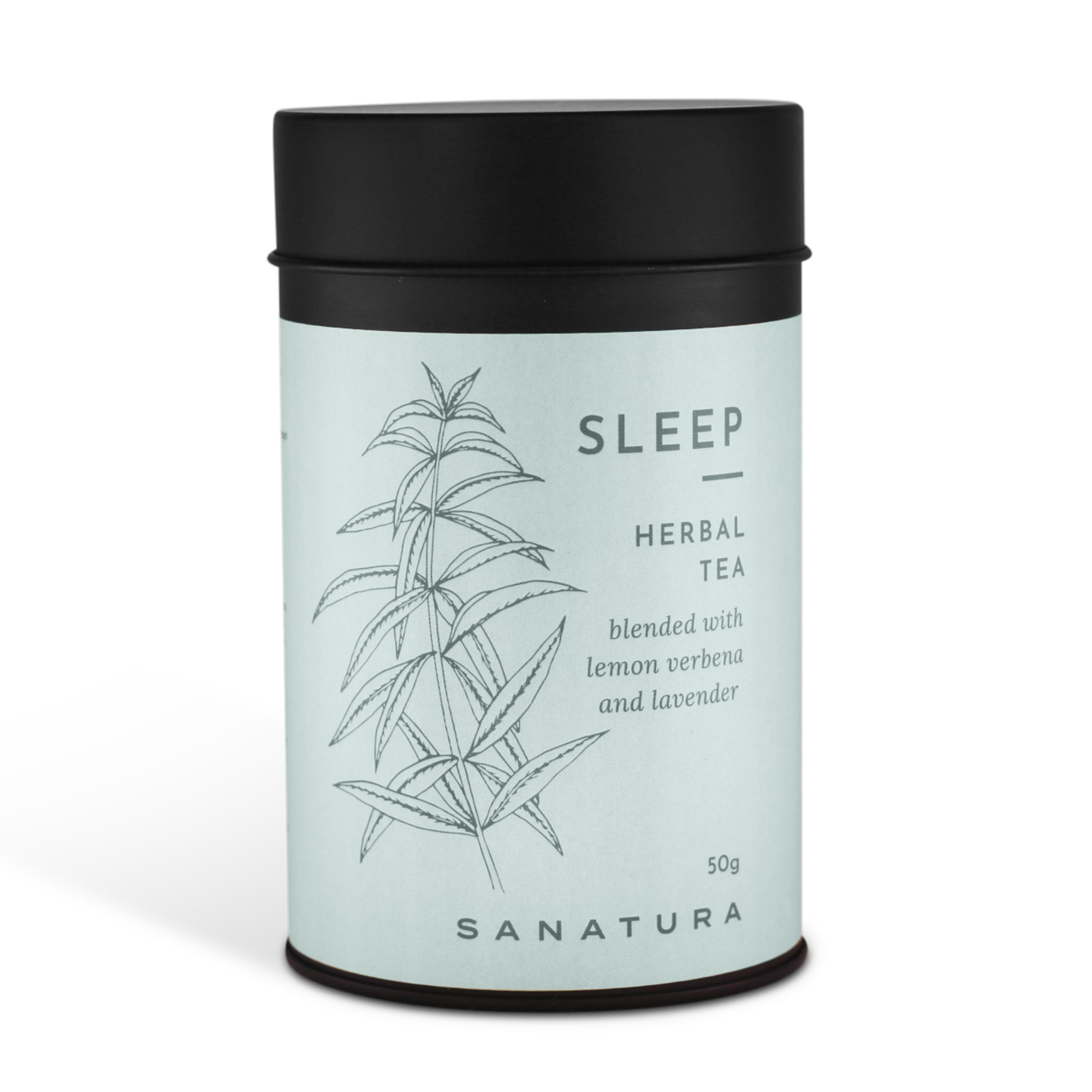Infusión de té de hierbas para dormir